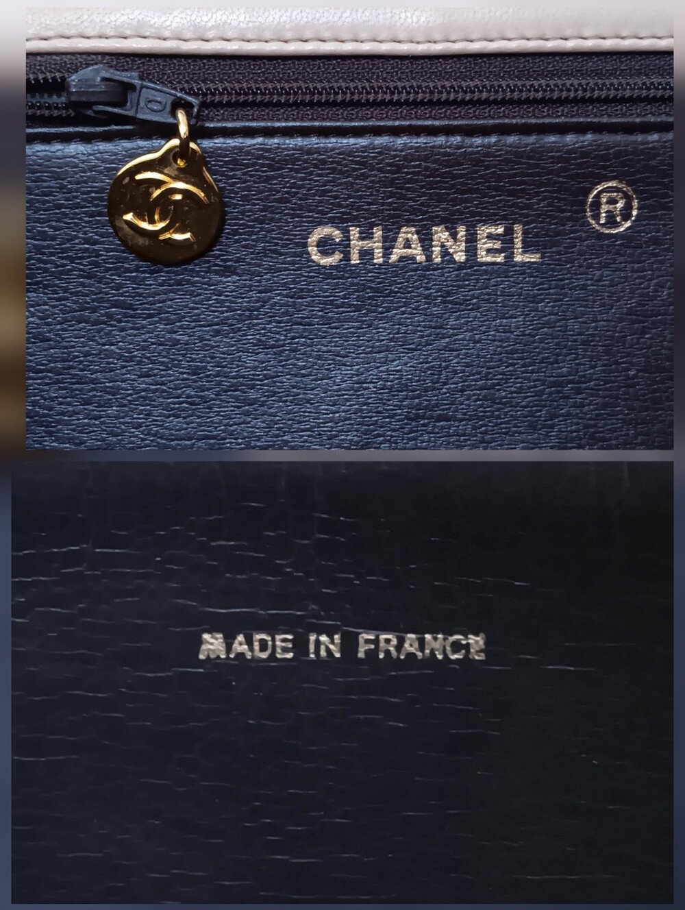 Chanel ✨️ Vintage Medium Full Flap Cream Beige Lambskin 24K GHW - Picture 7 of 15